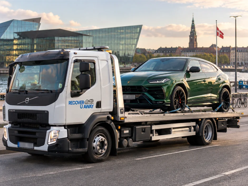 Lamborghini-urus-luxury-vehicle-transport-Copenhagen-Denmark