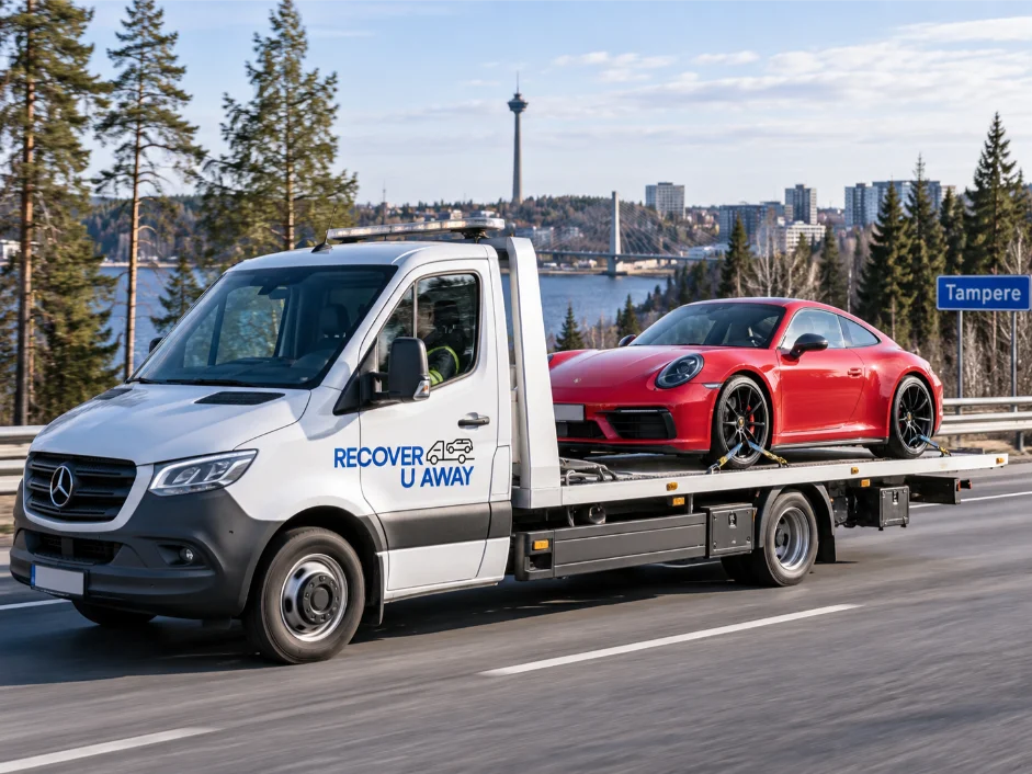 Vehicle Transport Wales to UK porsche-911-luxury-vehicle transport Tampere Finland