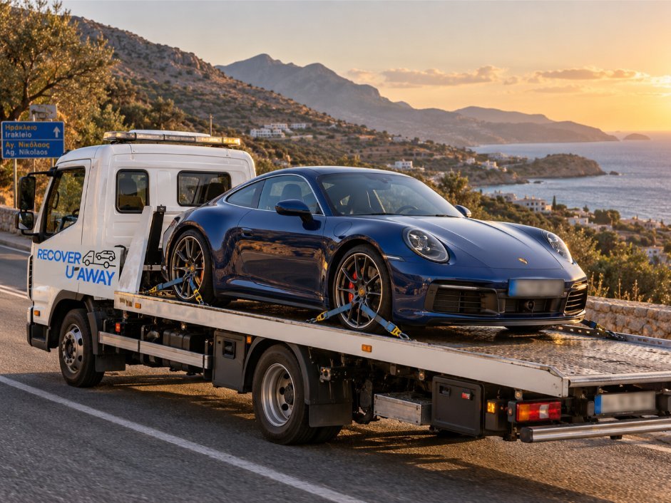 Porsche-911-prestige-vehicle-recovery-crete-Greece
