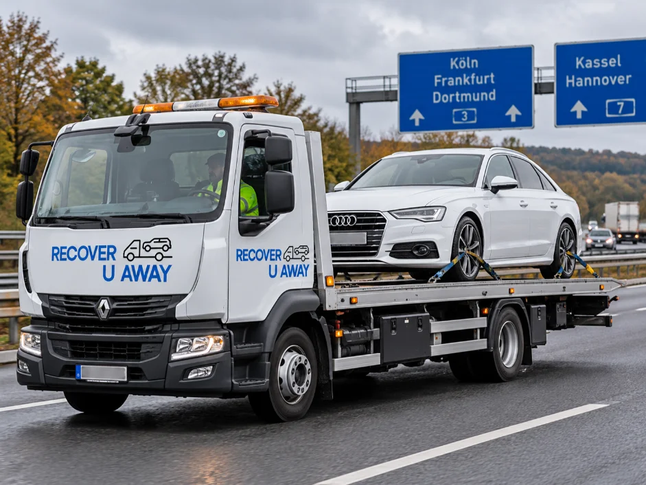 Insurance Vehicle Repatriation Audi A6 Insurance Repatriation Germany To UK.
