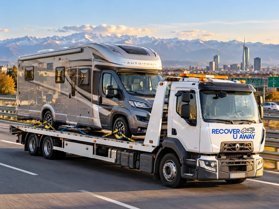 European Motorhome Repatriation Autotrail Motorhome Insurance Repatriation Italy To UK.