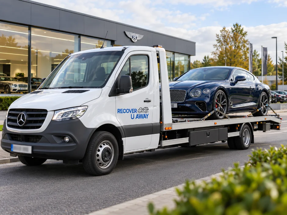 Europe to UK Supercar & Prestige Vehicle Transport Bently Continental Gt Prestige Vehical Transport Belgium to Uk.