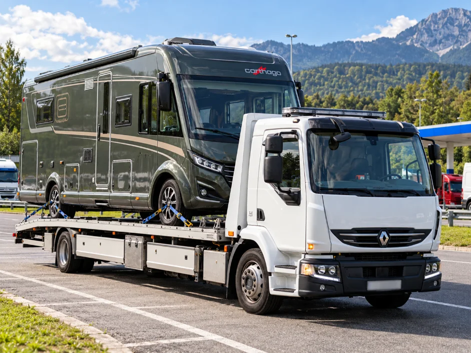 European Motorhome Repatriation Carthago Motorhome Professional Repatriation Europe To U