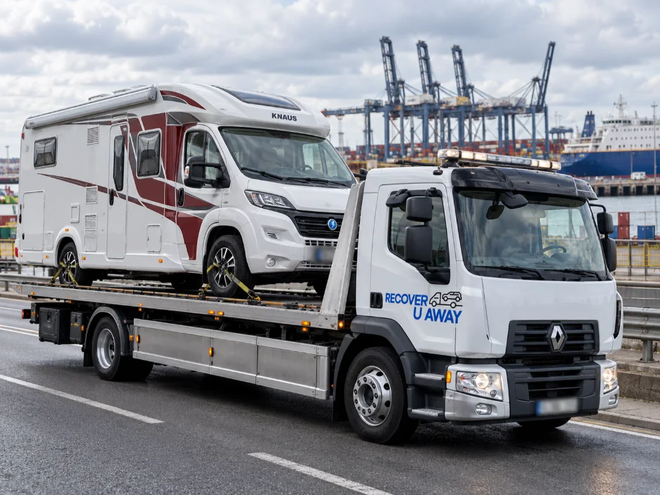 European Motorhome Repatriation Knaus Motorhome European Recovery Uk.