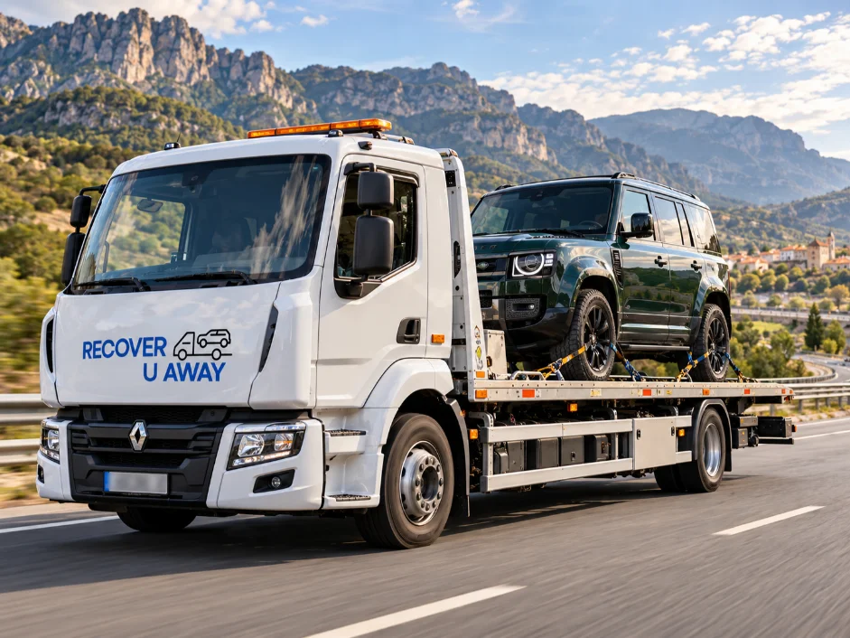 Insurance Vehicle Repatriation Land Rover Defender European Vehicle Repatriation Uk.