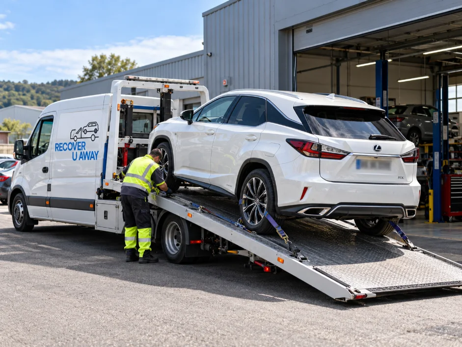 European 4x4 Recovery Lexus rx 4x4 Recovery Garage France to Uk.