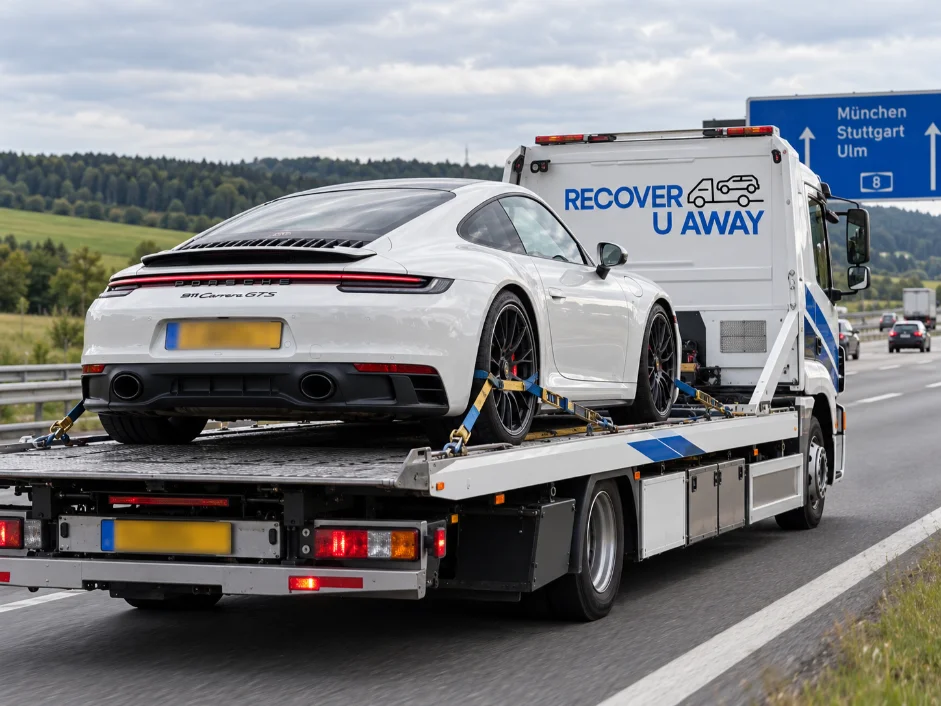 Europe to UK Supercar & Prestige Vehicle Transport Porsche 911 Carrera gts Transport Germany to UK