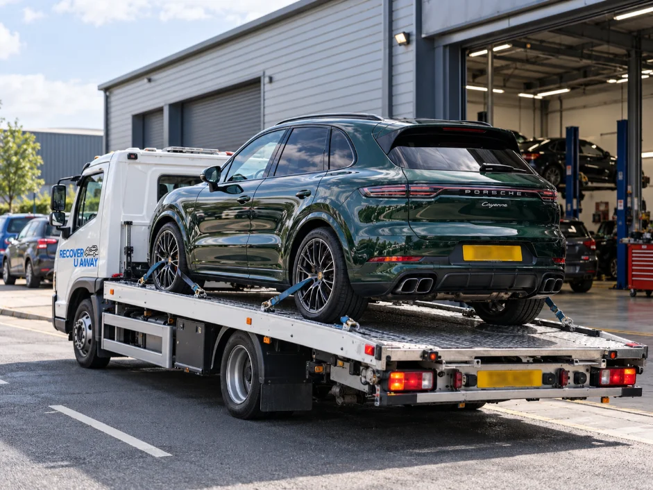 Insurance Vehicle Repatriation Porsche Cayenne Vehicle Delivery Repatriation Uk.