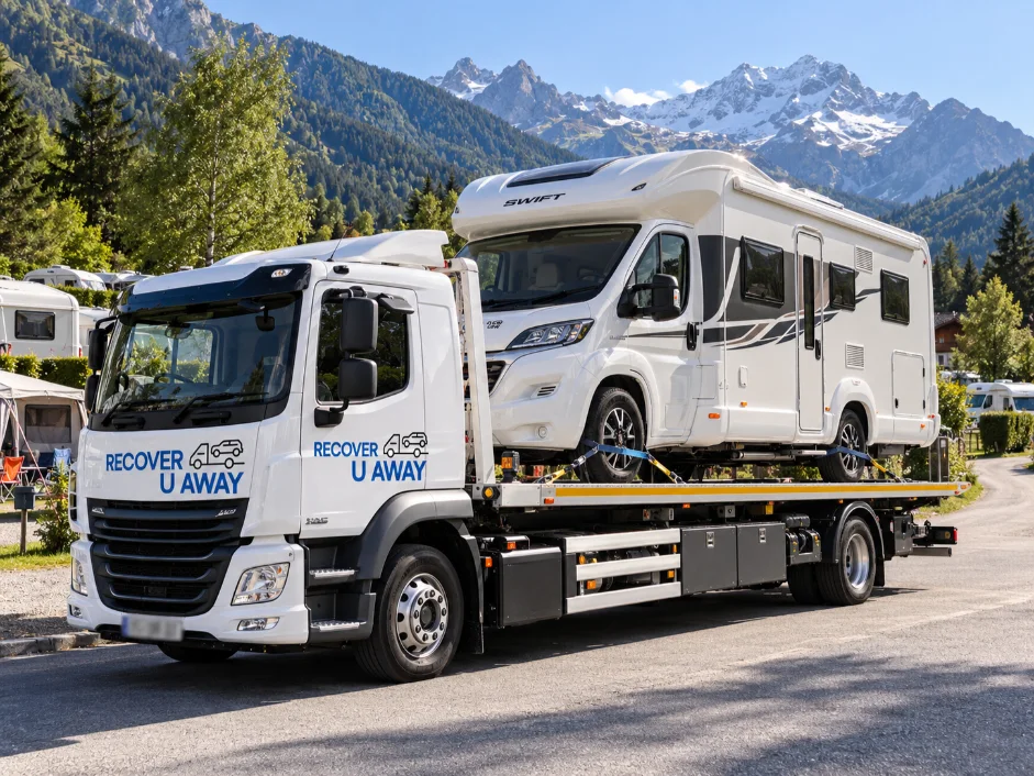 European Motorhome Repatriation Swift Motorhome Repatriation Europe To UK.