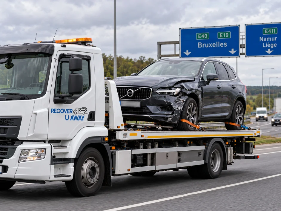 Insurance Vehicle Repatriation Volvo XC60 Accident Insurance Repatriation Europe To UK.